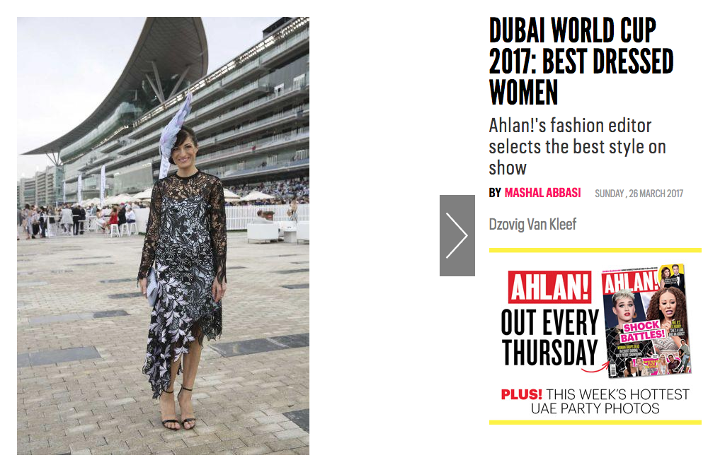 Dubai World Cup 2017 – Best Dressed Women